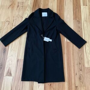 NWT Black Bershka Coat